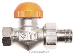 Herz TS-98-V термостатичний клапан з відкритою попереднім налаштуванням, прохідний