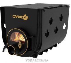 Canada 03 отопительно-варочная печь булерьян (стекло+перфорация)