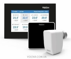 Tech ST-8S WiFi бездротової кімнатний терморегулятор для керування електроприводами
