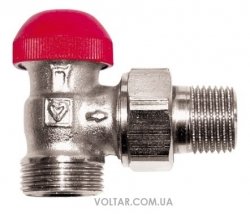 Herz TS-90-V клапан термостатический с преднастройкой, угловой специальный