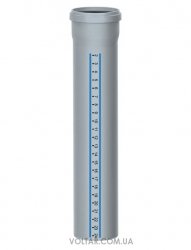 Труба з розтрубом HTEM Ø50 x 1.8 для внутрішньої каналізації Magnaplast