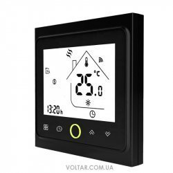 Безпровідний терморегулятор для електричної теплої підлоги Tervix Pro Line WiFi Thermostat (чорний)