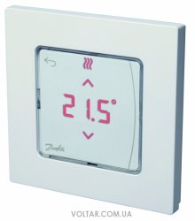Кімнатний термостат з дисплеєм Danfoss Icon Display 088U1010 (вбудований) (088U1010)