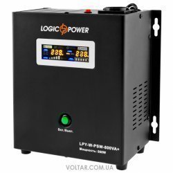 Джерело безперебійного живлення LogicPower 12V LPY-W-PSW-800VA+(560Вт) 5A/15A