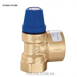 Предохранительный мембранный клапан водоснабжение Caleffi 531