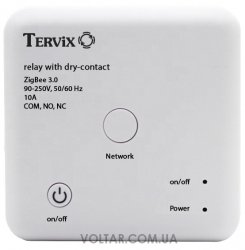 Умный переключатель Tervix Pro Line ZigBee Dry Contact On/Off (реле с 