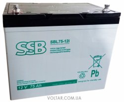 Аккумулятор SSB AGM SBL75-12i 12V 75Ah