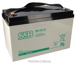 Акумулятор SSB AGM SBL100-12i 12V 100Ah