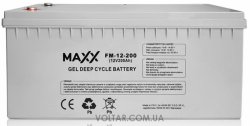 Аккумулятор MAXX гелевый FM-12-200 200AH 12V