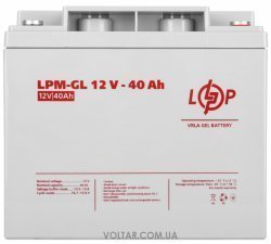 Акумулятор гелевий LogicPower LPM-GL 12V - 40 Ah