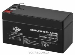 Акумулятор LogicPower AGM LPM 12V - 1.3 Ah