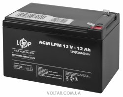 Аккумулятор LogicPower AGM LPM 12V - 12 Ah