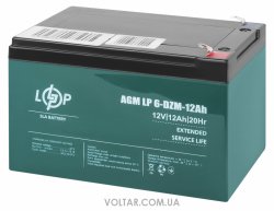 Аккумулятор LogicPower тяговый AGM LP 6-DZM-12 Ah