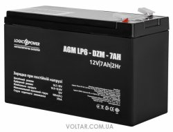 Аккумулятор LogicPower тяговый AGM LP 6-DZM-7 Ah