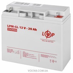 Акумулятор LogicPower гелевий LPM-GL 12V - 20 Ah
