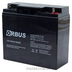 Акумулятор ORBUS AGM ORB1218 12V 18Ah