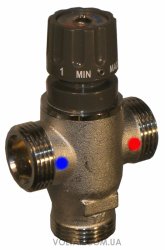 Клапан De Pala триходовий термостатичний для систем опалення