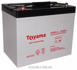 Аккумуляторная батарея Toyama NPG80-12, 80 AH 12 V