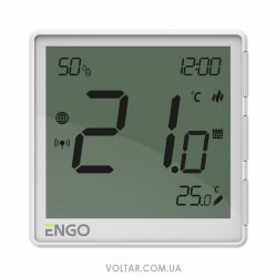 Інтернет-термостат ENGO CONTROLS EONE230W прихованого монтажу ZigBee 3.0, 230В (білий)