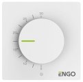Терморегулятор ENGO CONTROL ESIMPLE230W проводной, непрограммируемый, 230 В (белый)