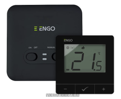 Інтернет терморегулятор ENGO CONTROLS E20iBWIFI бездротовий, Wi-Fi, black