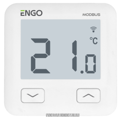 Термостат ENGO CONTROLS E10WMODBUS  с MODBUS, Wi-Fi , 230 В, белый