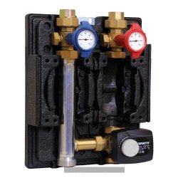 Насосный модуль для теплого пола Watts PASM DN32 Kvs18 без насоса с сервомотором
