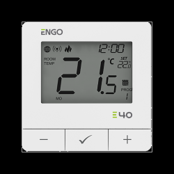 Интернет терморегулятор Engo E40-230B белый (Wi-Fi)