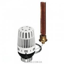 Heimeier K термостатическая головка со спиральным погружным датчиком 2 м (118 мм, R 1/2