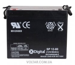 X-Digital SP 12-80 акумуляторна батарея
