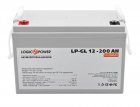 LogicPower LP-GL 12-200 AH акумулятор гелевий