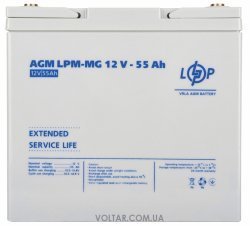 LogicPower LPM-MG 12-55 AH аккумулятор мультигелевый