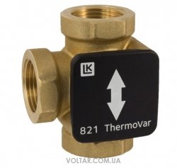 LK Armatur LK 821 ThermoVar 55°C 3-ходовой термостатический переключающий клапан