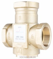 Afriso ATV 554 Rp1 1/4” 50°C 3-ходовой термосмесительный клапан